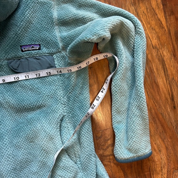 Patagonia Women’s Size XS Teal Half Snap Fleece Pullover - Picture 8 of 10